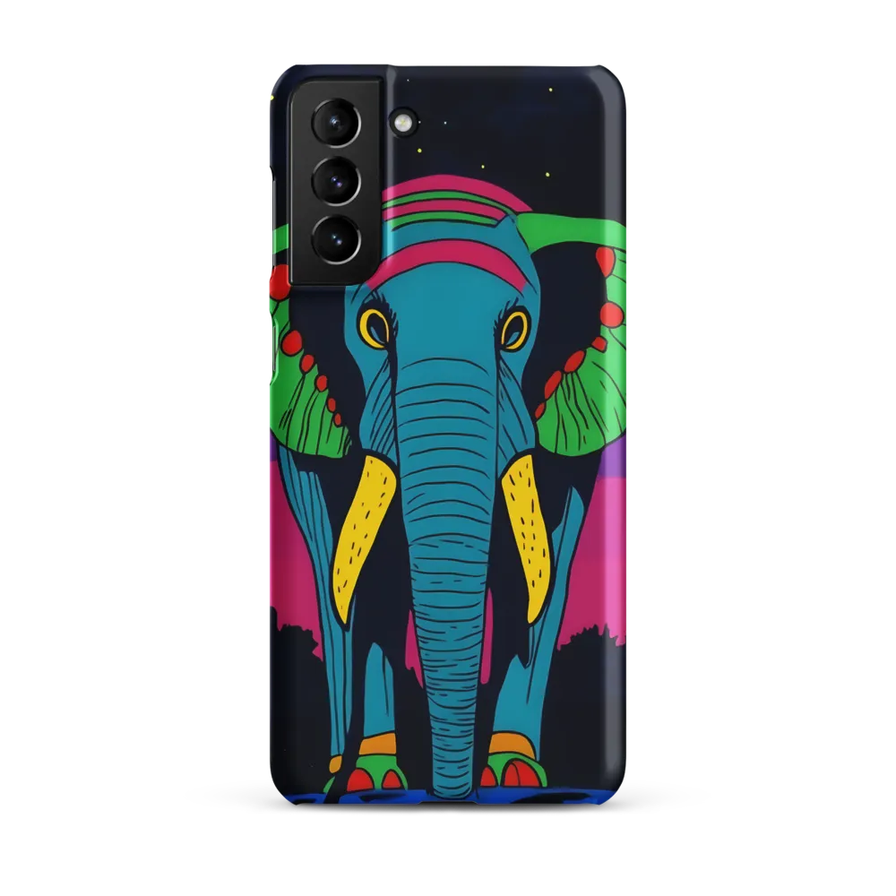 Whimsical Majesty: The Vibrant Elephant
