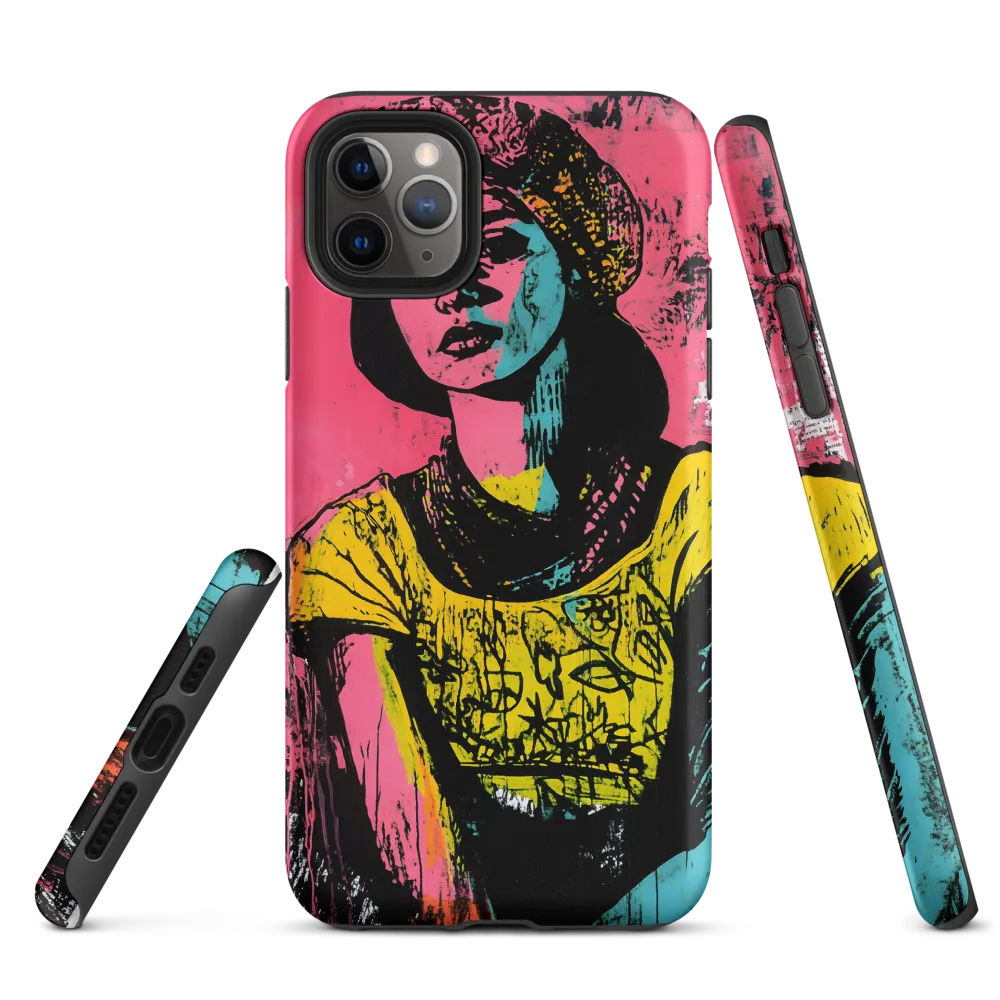 Urban Elegance: A Graffiti Portrait