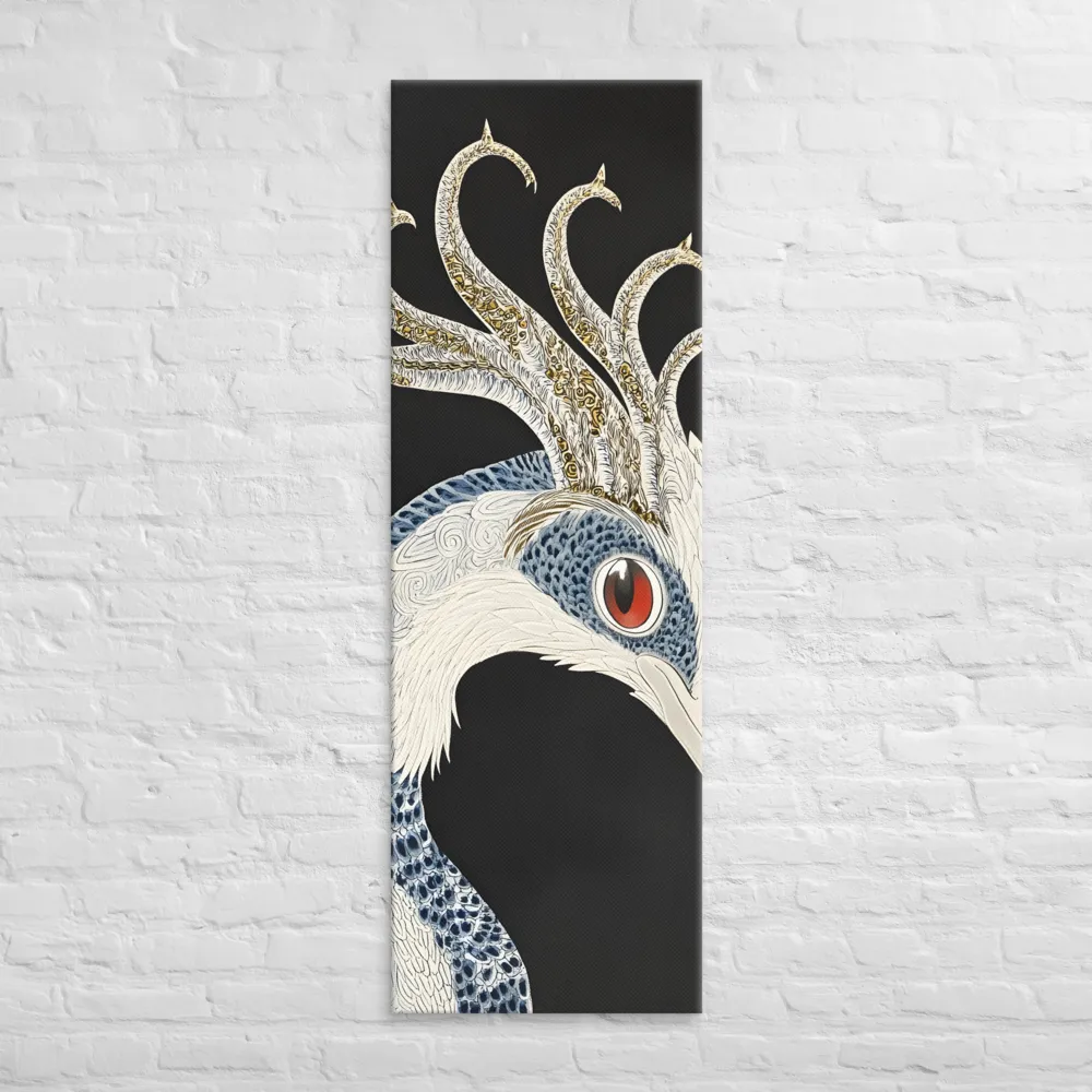 Elegance of the Majestic Peacock | Canvas | 20″×60″