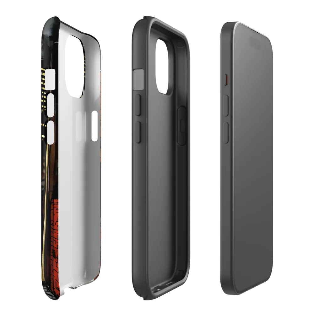 Nocturnal Cityscape: The Hidden Alley | Phone Case |  15 | Tough Case | Matte