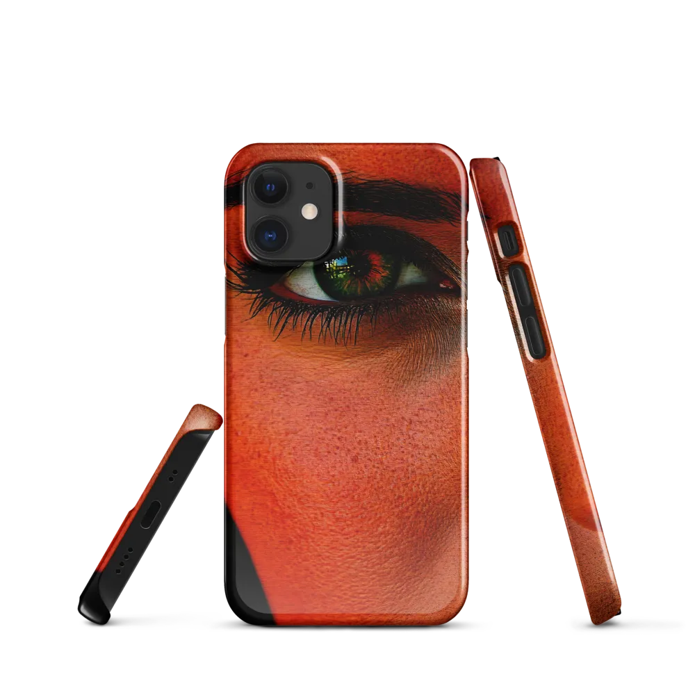Gaze of Intensity | Phone Case |  12 Mini | Snap Case | Glossy
