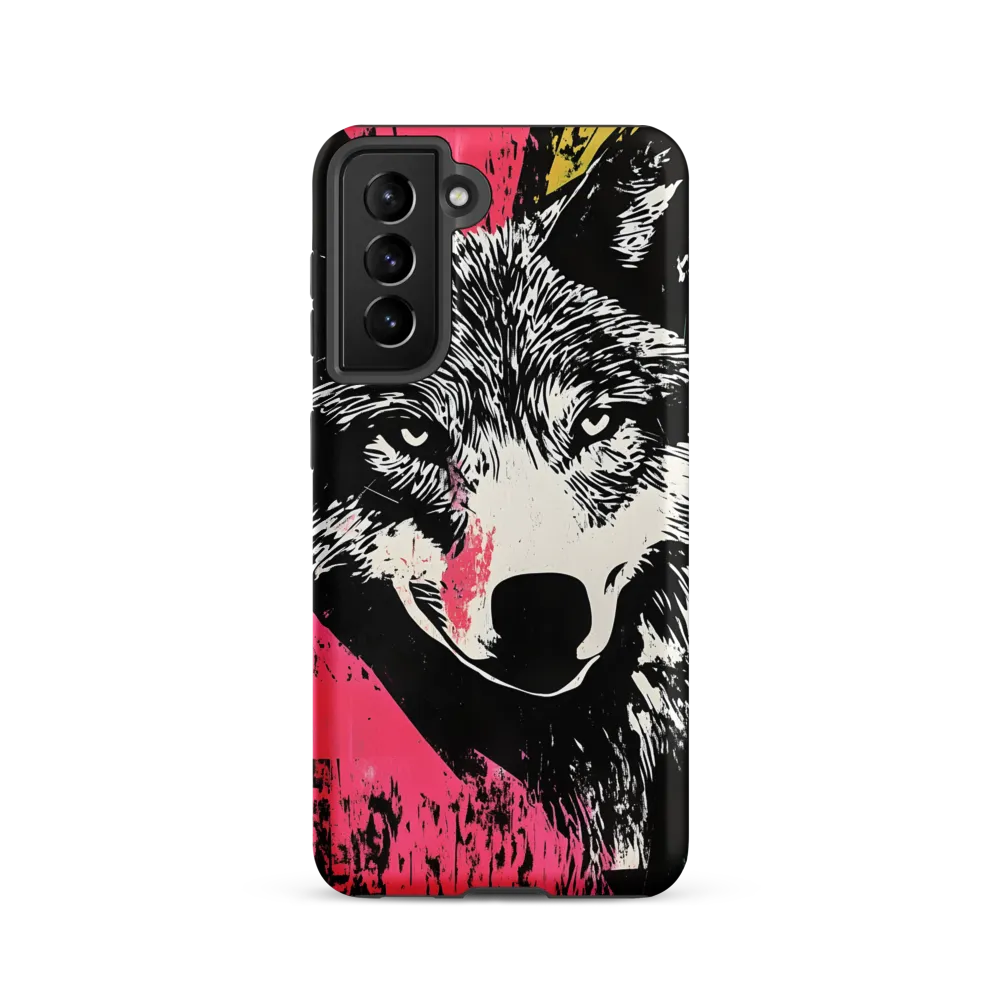 Intense Gaze of the Wolf