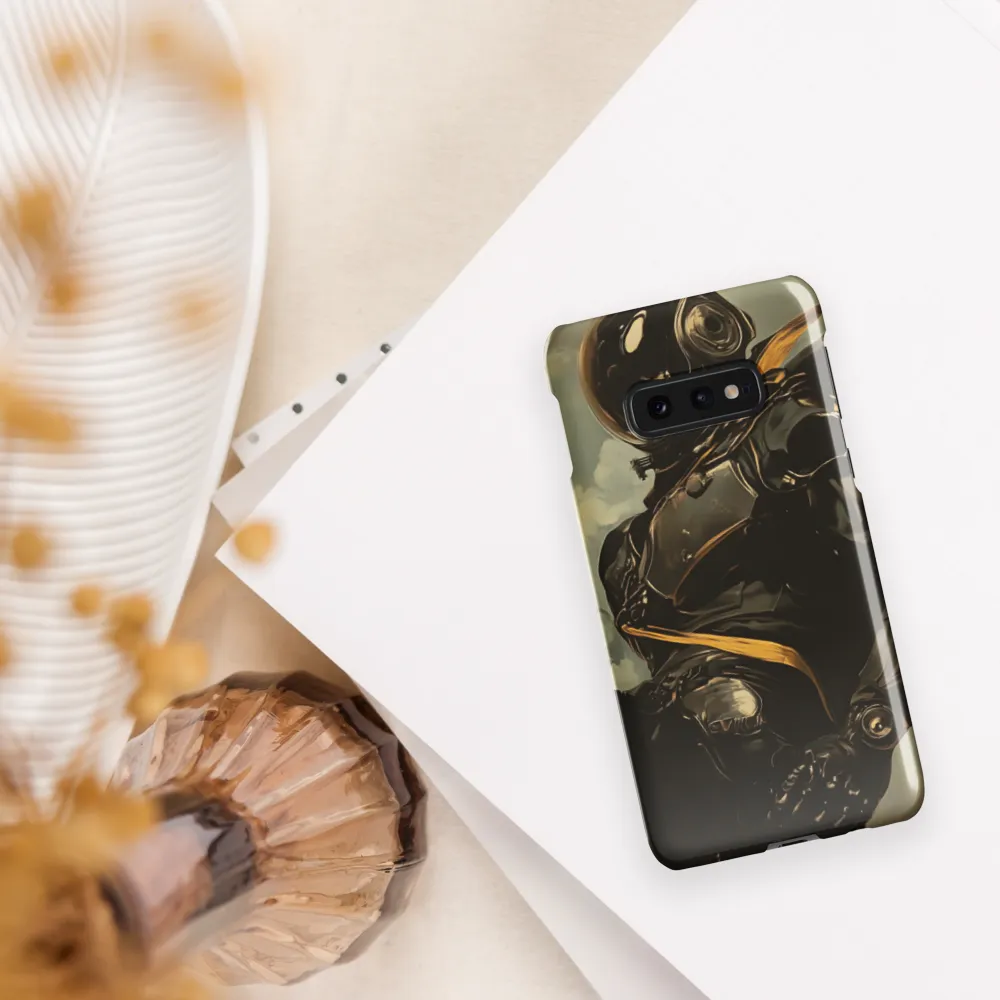 Ethereal Explorer: The Enigmatic Astronaut | Phone Case |  S10e | Snap Case | Glossy