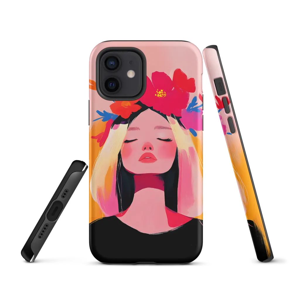 Floral Serenity | Phone Case |  12 | Tough Case | Matte