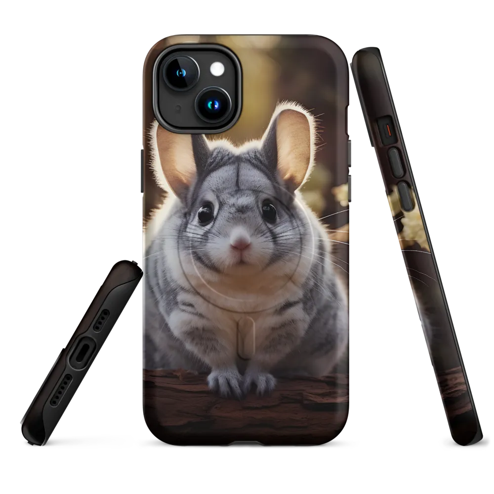 Curious Chinchilla in the Forest