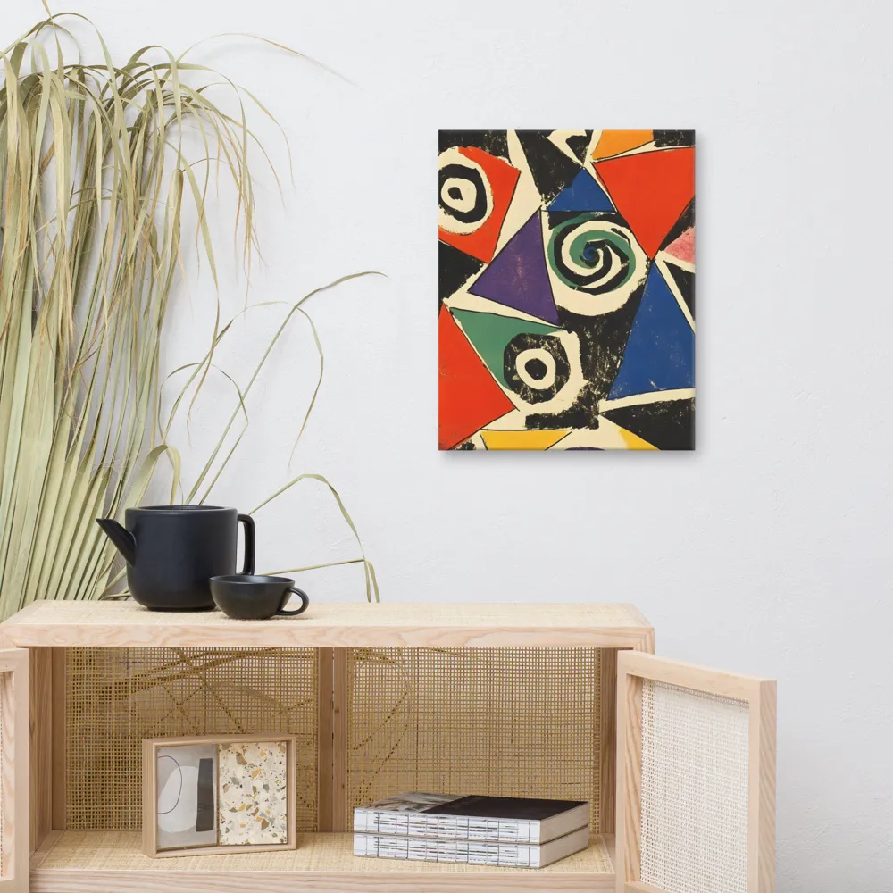 Dynamic Geometric Abstraction | Canvas | 16″×20″