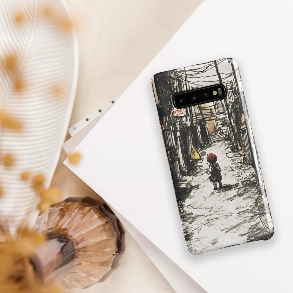 Into the Alleyway: A Journey of Nostalgia | Phone Case |  S10 Plus | Snap Case | Glossy