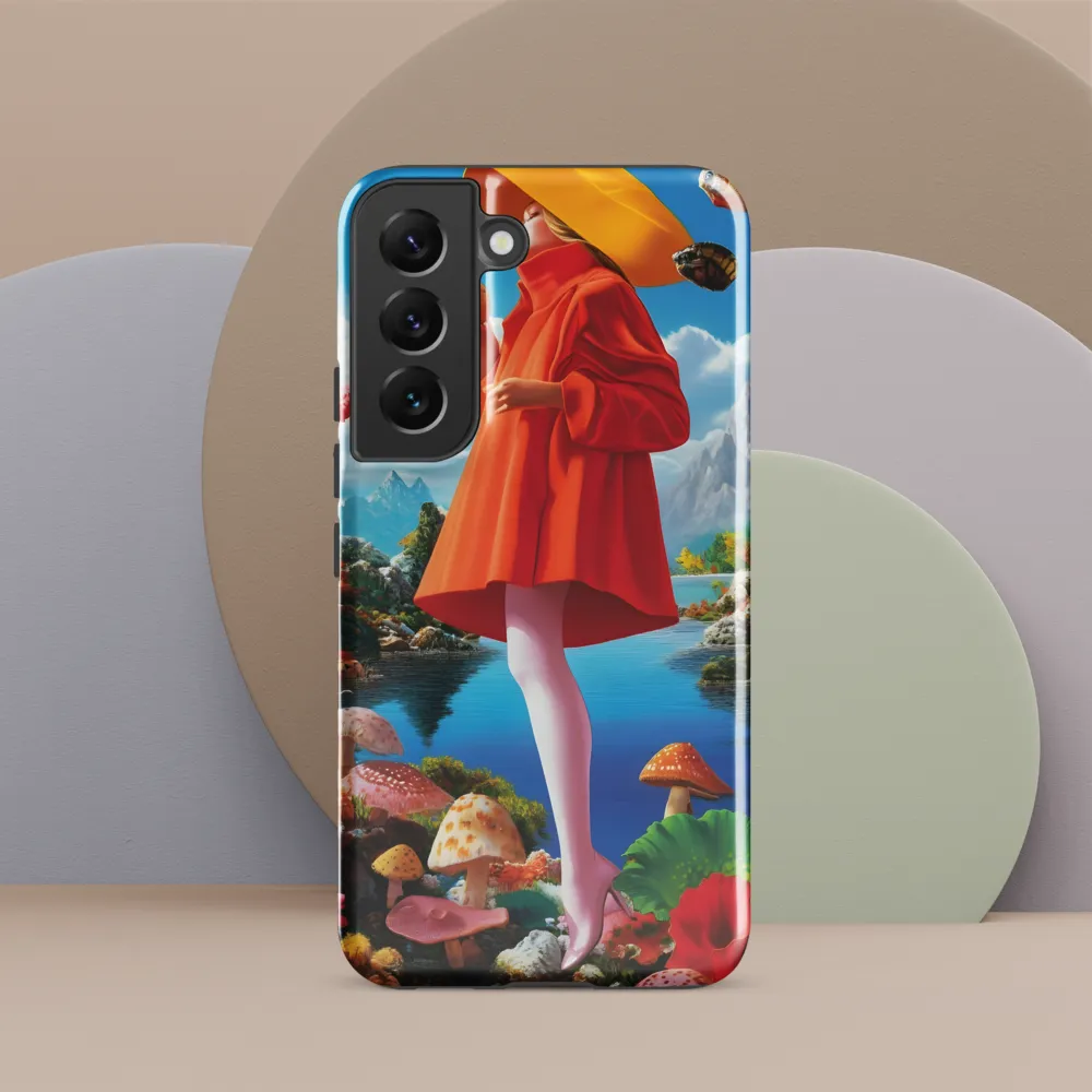 Dreamscape in Orange and Blue