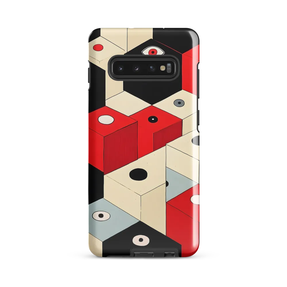 Dynamic Cubism | Phone Case |  S10 Plus | Tough Case | Glossy