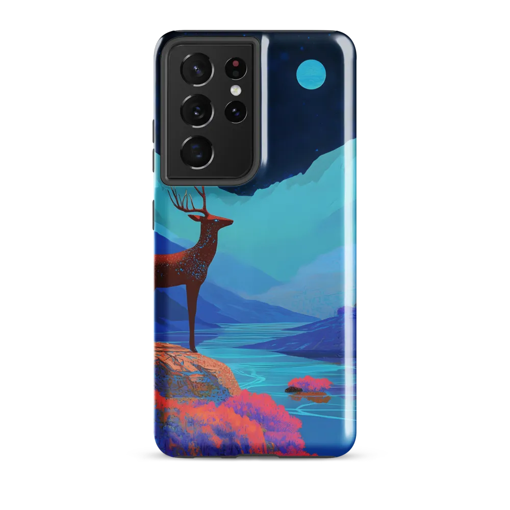 Cosmic Serenity: The Starlit Stag