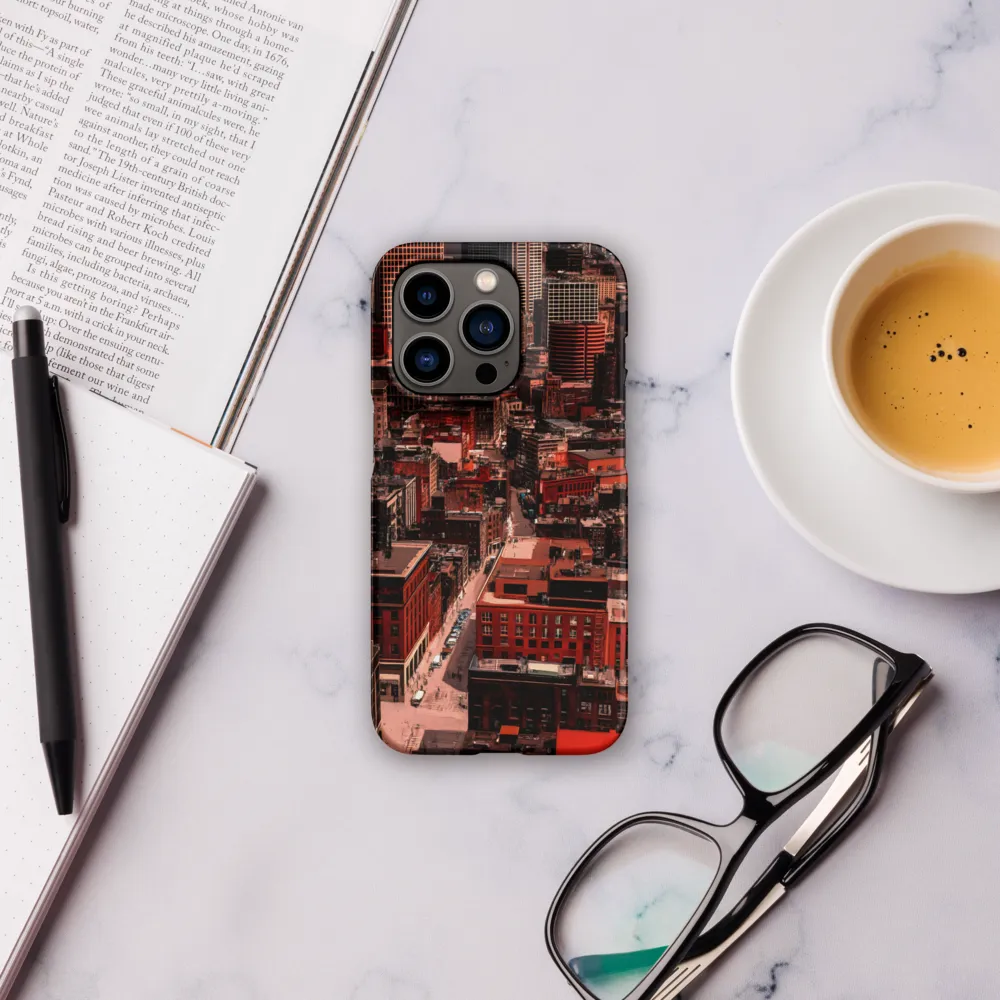Urban Mosaic: Aerial Perspective | Phone Case |  14 Pro | Snap Case | Matte