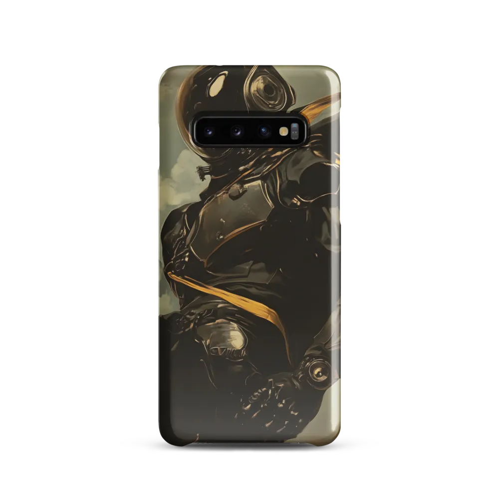 Ethereal Explorer: The Enigmatic Astronaut | Phone Case |  S10 | Snap Case | Glossy