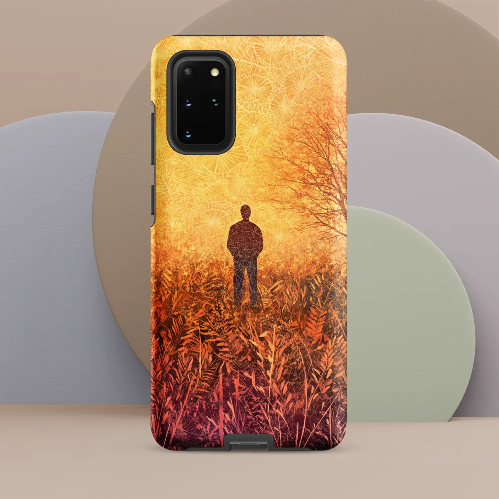 Contemplation in a Surreal Landscape