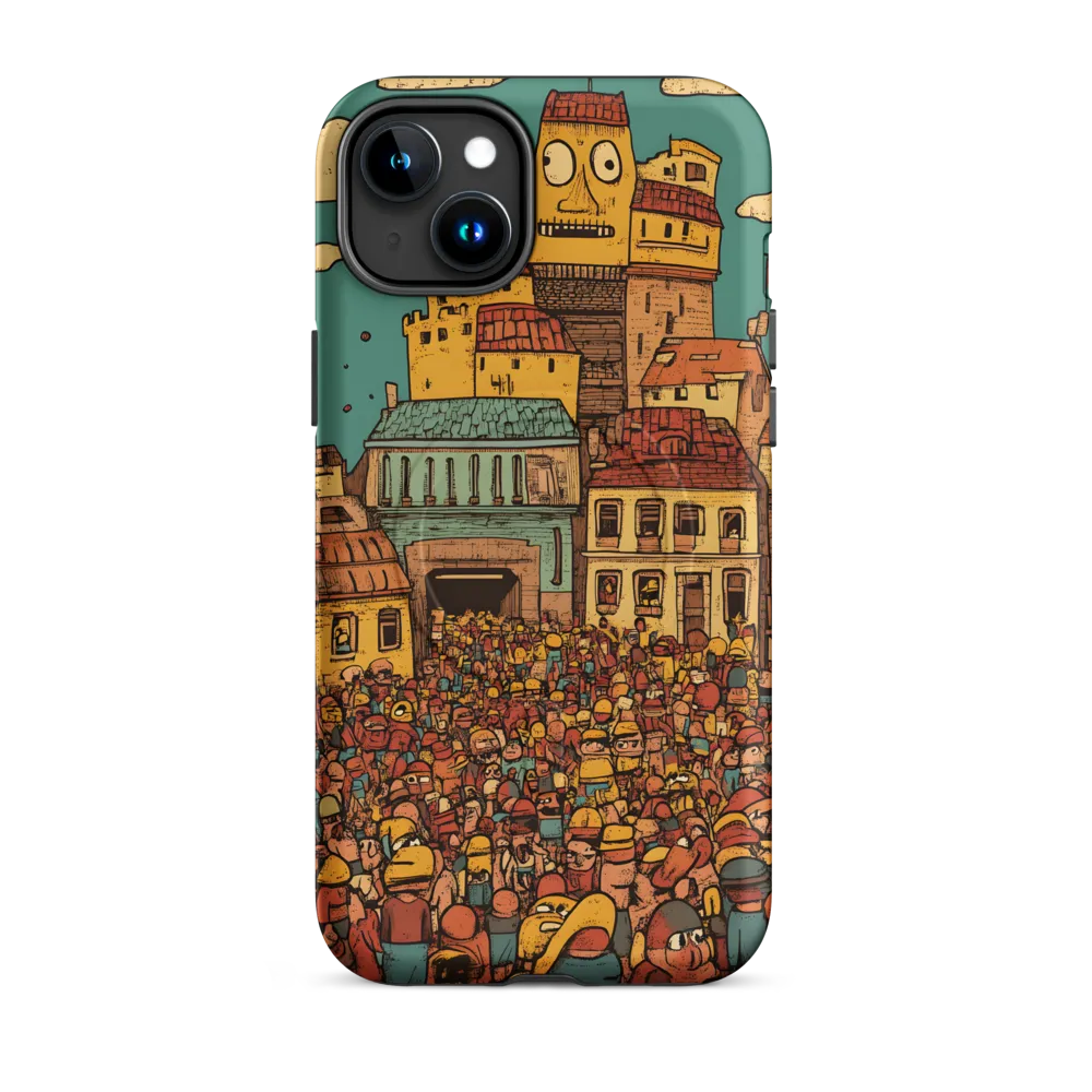 The Quirky City Gathering | Phone Case |  15 Plus | MagSafe® Tough Case | Matte