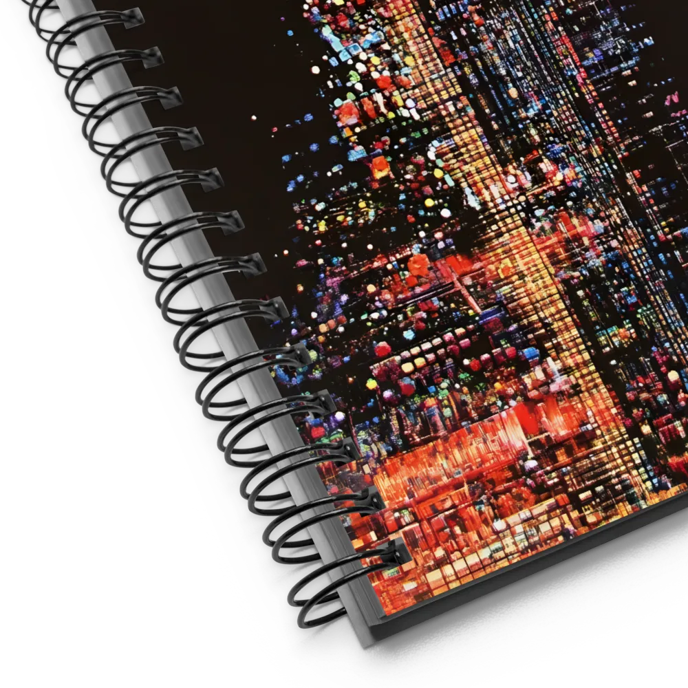 Pixelated Dreams: A Melding of Technology and Emotion | Spiral Notebook