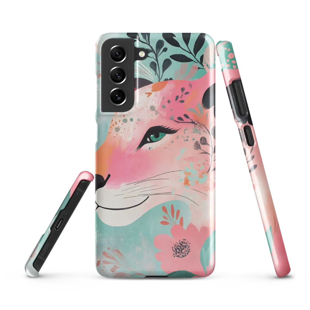 Whimsical Majesty: A Floral Lion