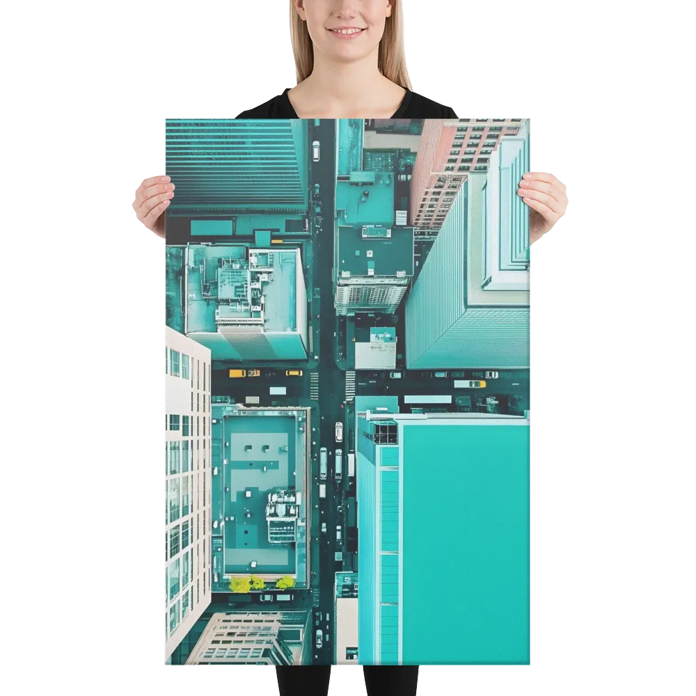 Urban Geometry: Aerial Perspective | Canvas | 24″×36″