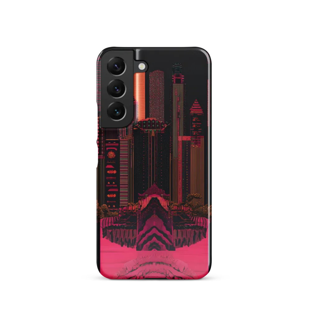 Urban Fusion: A Vibrant Dreamscape | Phone Case |  S22 | Snap Case | Glossy