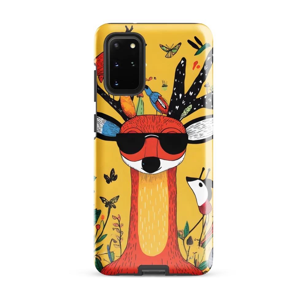 Playful Deer with Sunglasses