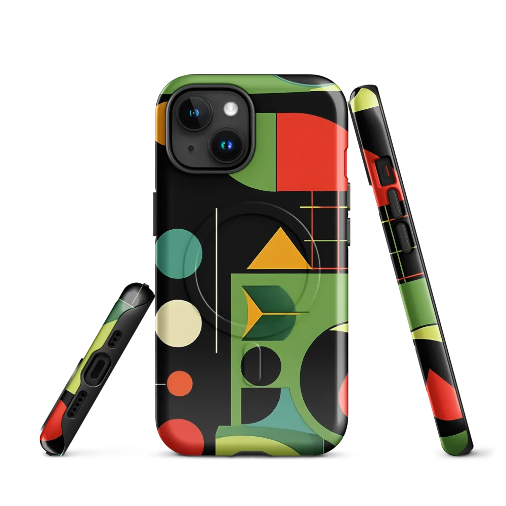 Geometric Harmony | Phone Case |  15 | MagSafe® Tough Case | Glossy