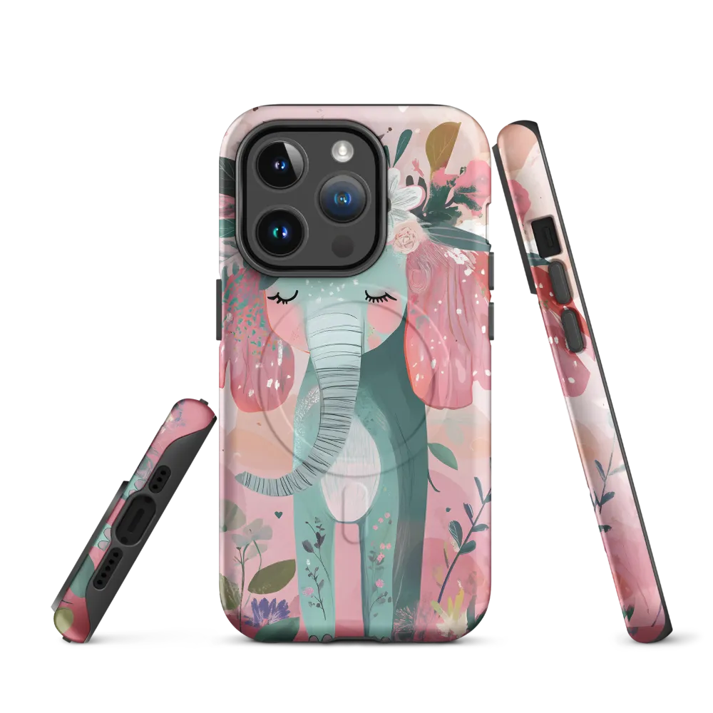Whimsical Elephant in Bloom