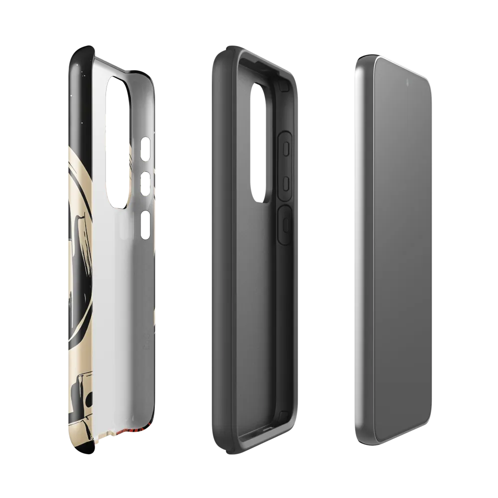 Gaze of the Astronaut | Phone Case |  S23 | Tough Case | Glossy