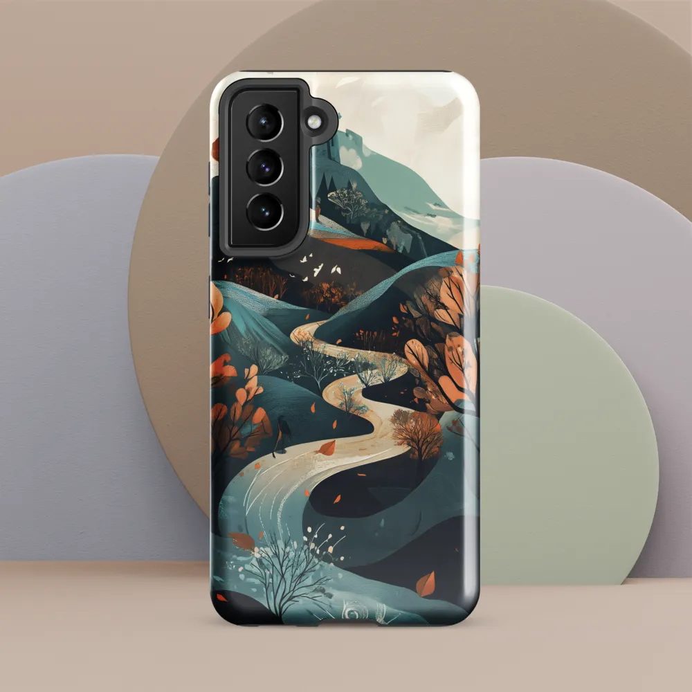 Whispers of Autumn: A Serene Journey | Phone Case |  S21 FE | Tough Case | Glossy