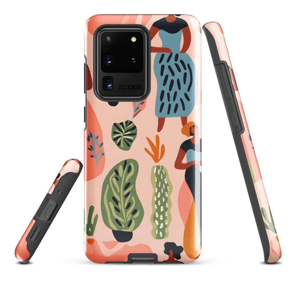 Harmony of Nature and Femininity | Phone Case |  S20 Ultra | Tough Case | Glossy