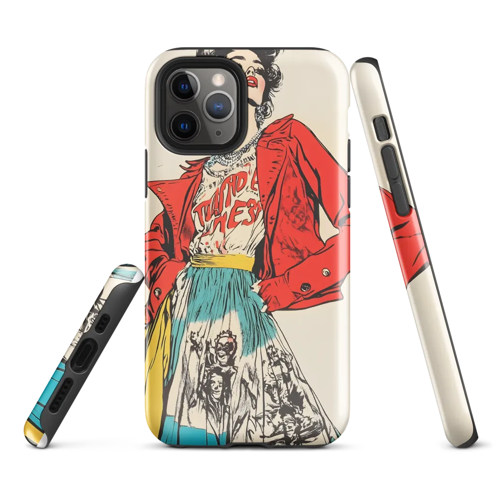 Vibrant Elegance: A Pop Art Fashion Statement