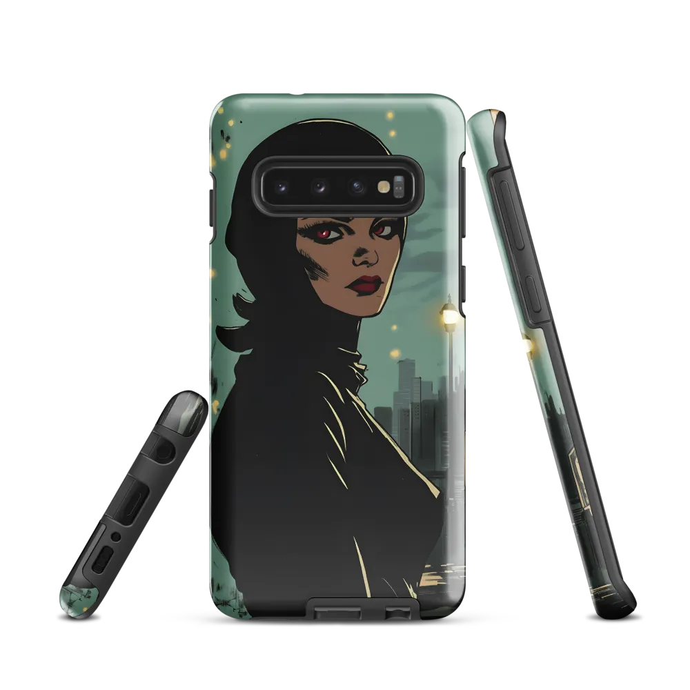 Shadows of Intrigue | Phone Case |  S10 | Tough Case | Glossy