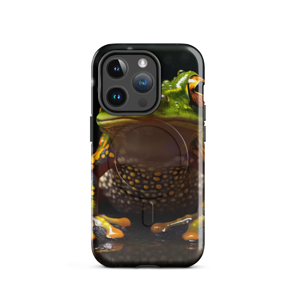 Emerald Elegance: The Frog in Focus
