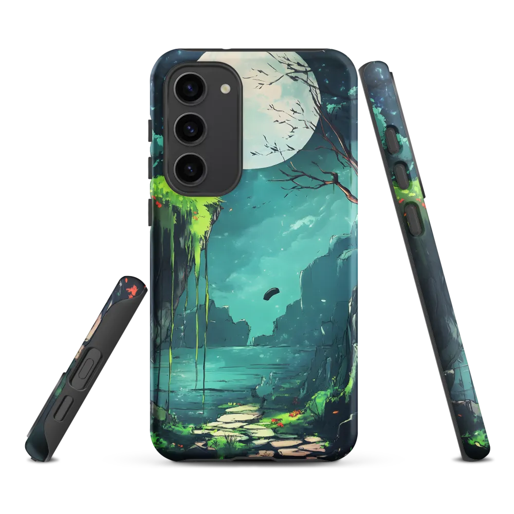 Moonlit Serenity: A Fantastical Landscape