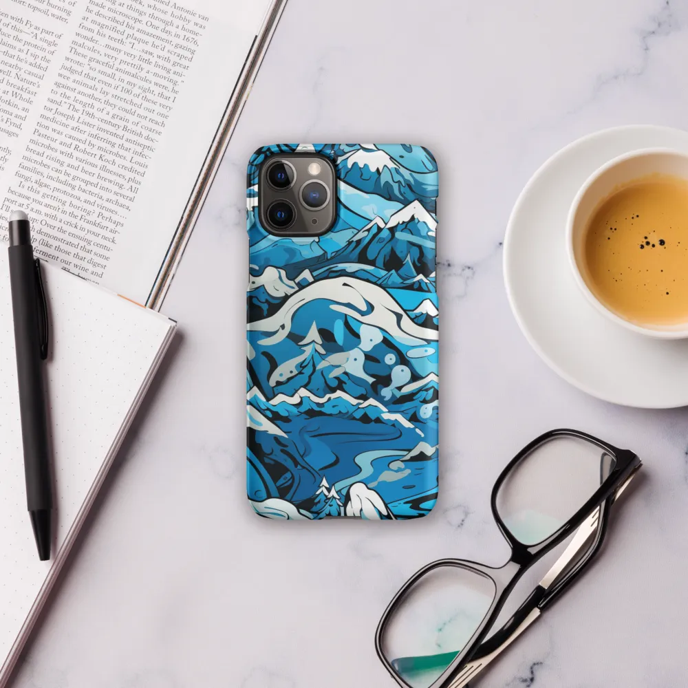 Frozen Harmony: A Blue Mountain Odyssey | Phone Case |  11 Pro | Snap Case | Matte