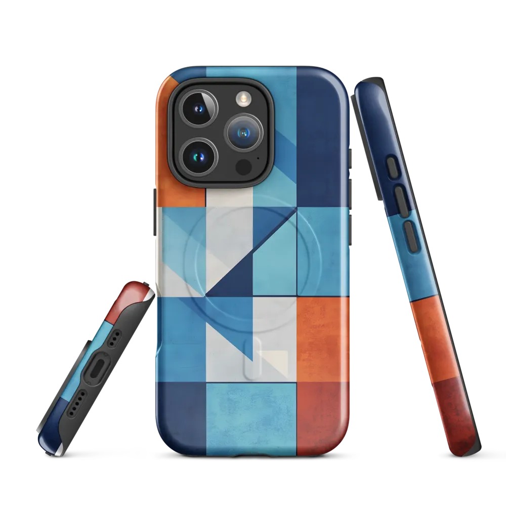 Geometric Harmony in Color | Phone Case |  16 Pro | MagSafe® Tough Case | Glossy