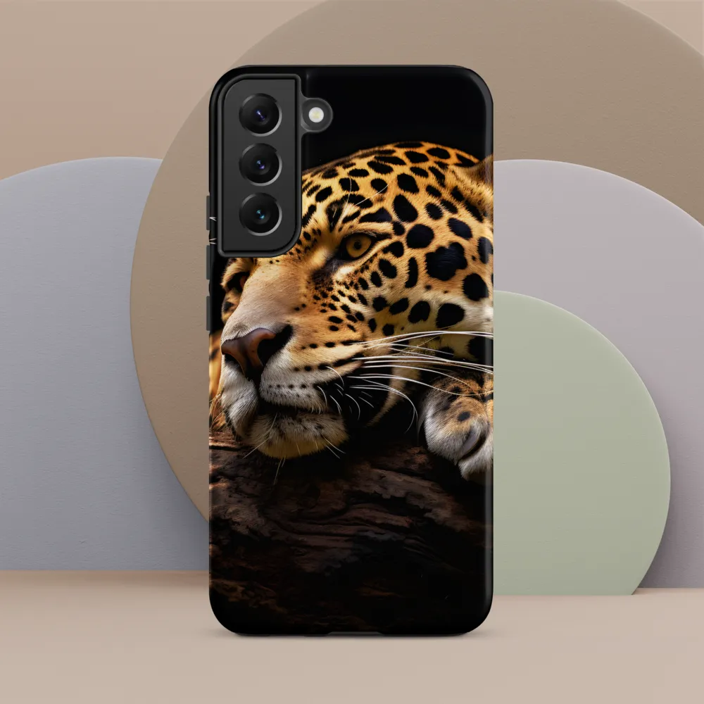 Tranquil Majesty: The Resting Leopard