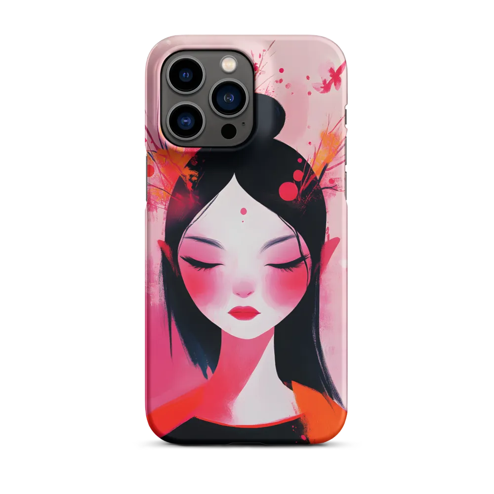 Serenity in Pink | Phone Case |  14 Pro Max | Snap Case | Matte