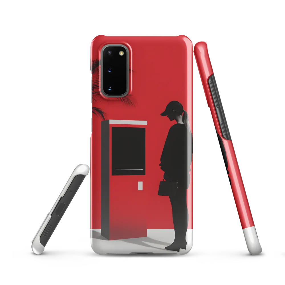 Contemplation in Red | Phone Case |  S20 | Snap Case | Glossy