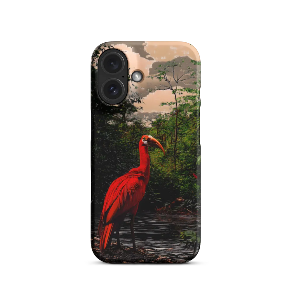 Enigmatic Elegance: The Scarlet Observer