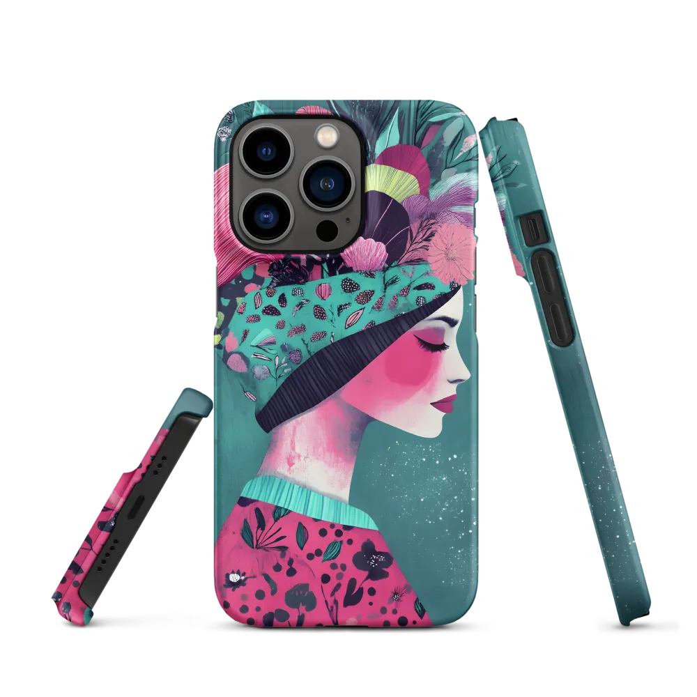 Whimsical Floral Portrait