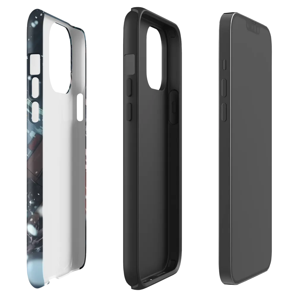 Solitude in the Neon Snow | Phone Case |  13 Pro Max | Tough Case | Matte