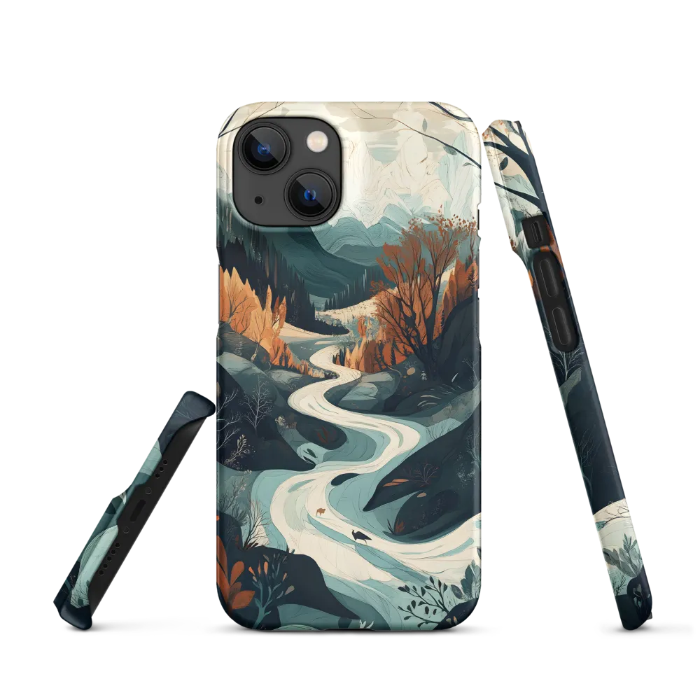 Winding Serenity: A Digital Landscape