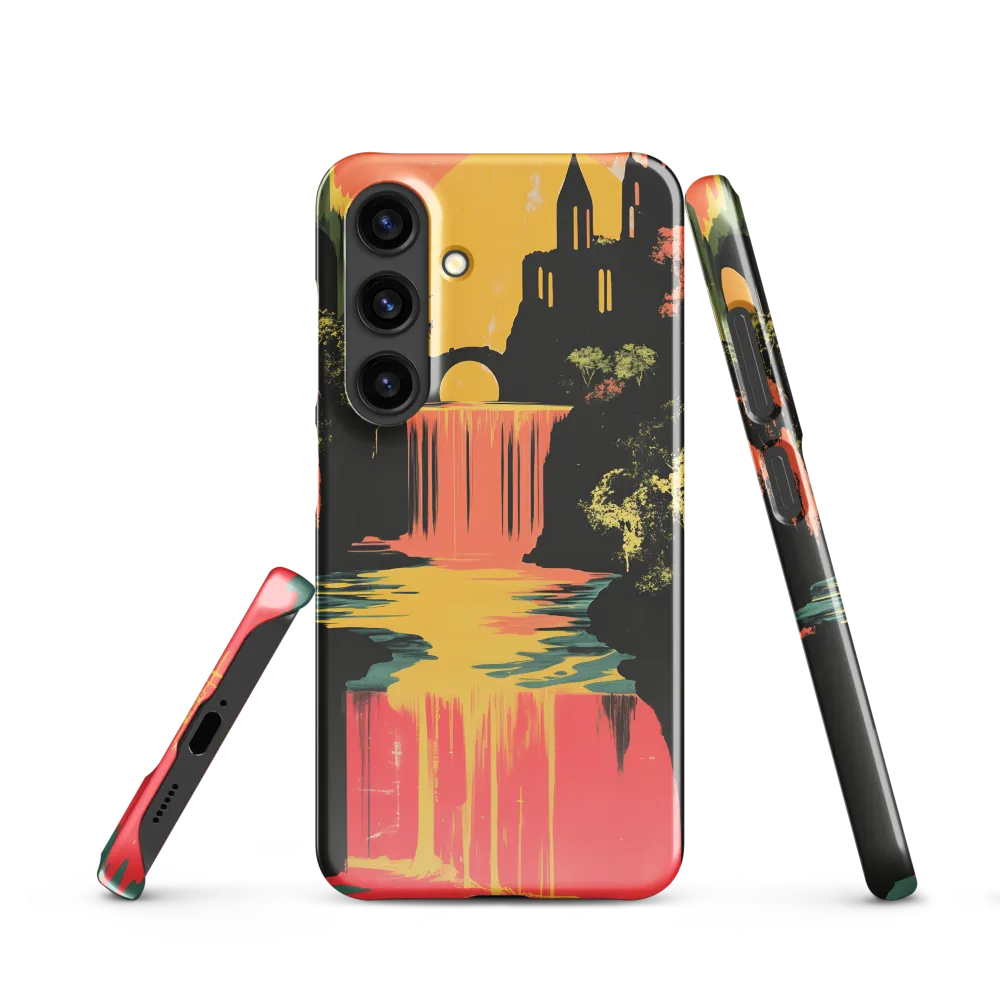 Elysian Echoes: A Surreal Reflections | Phone Case |  S24 | Snap Case | Glossy