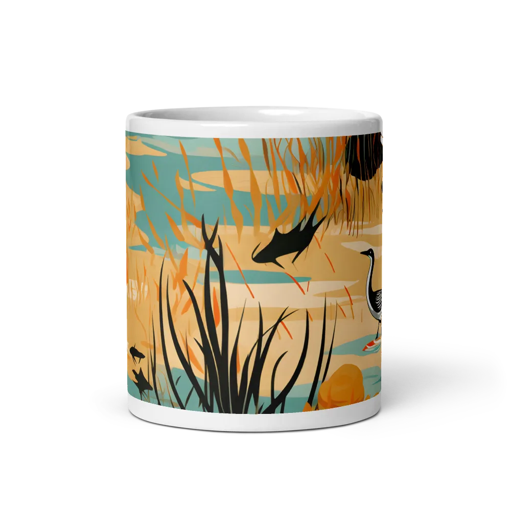 Whispers of the Wetlands | Mug with White inside | 11 oz