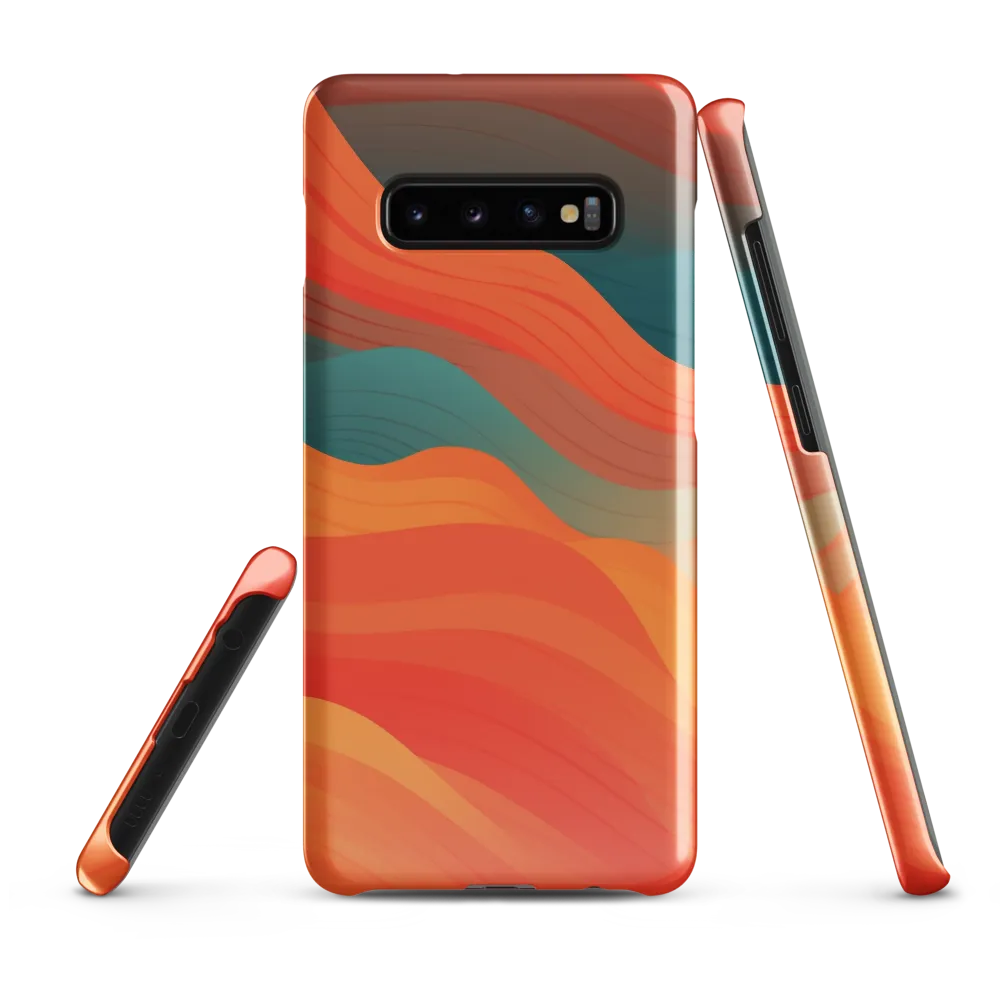 Waves of Warmth | Phone Case |  S10 Plus | Snap Case | Glossy