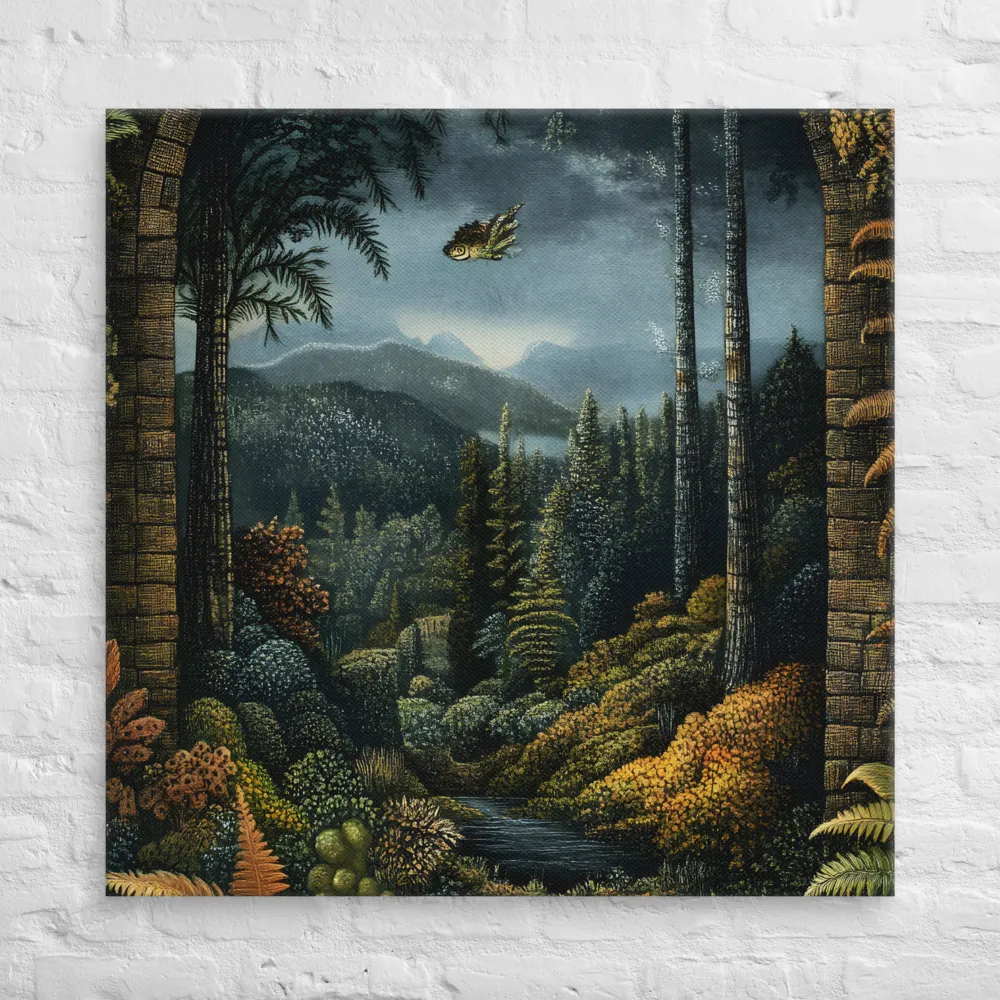 Whispers of the Enchanted Forest | Canvas | 37″×37″