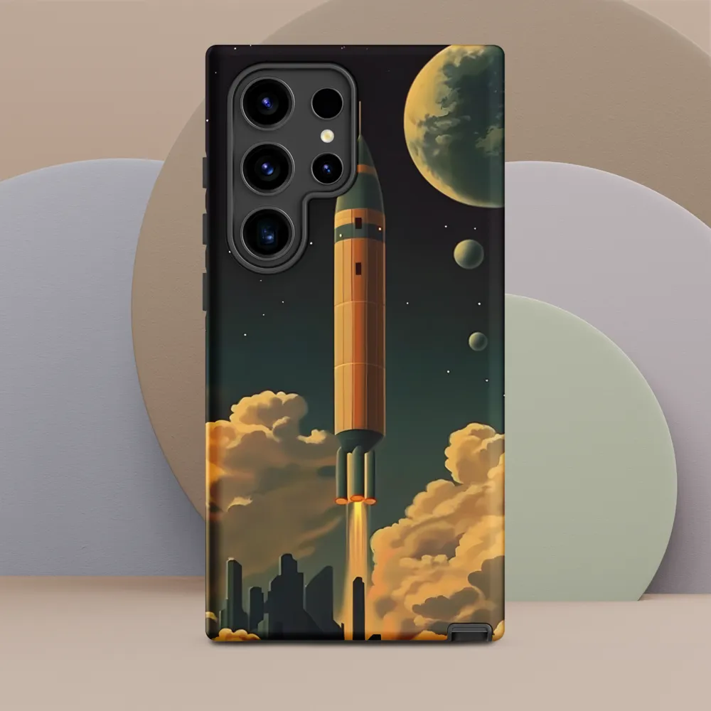 Journey Through the Cosmic Frontier | Phone Case |  S24 Ultra | Tough Case | Matte
