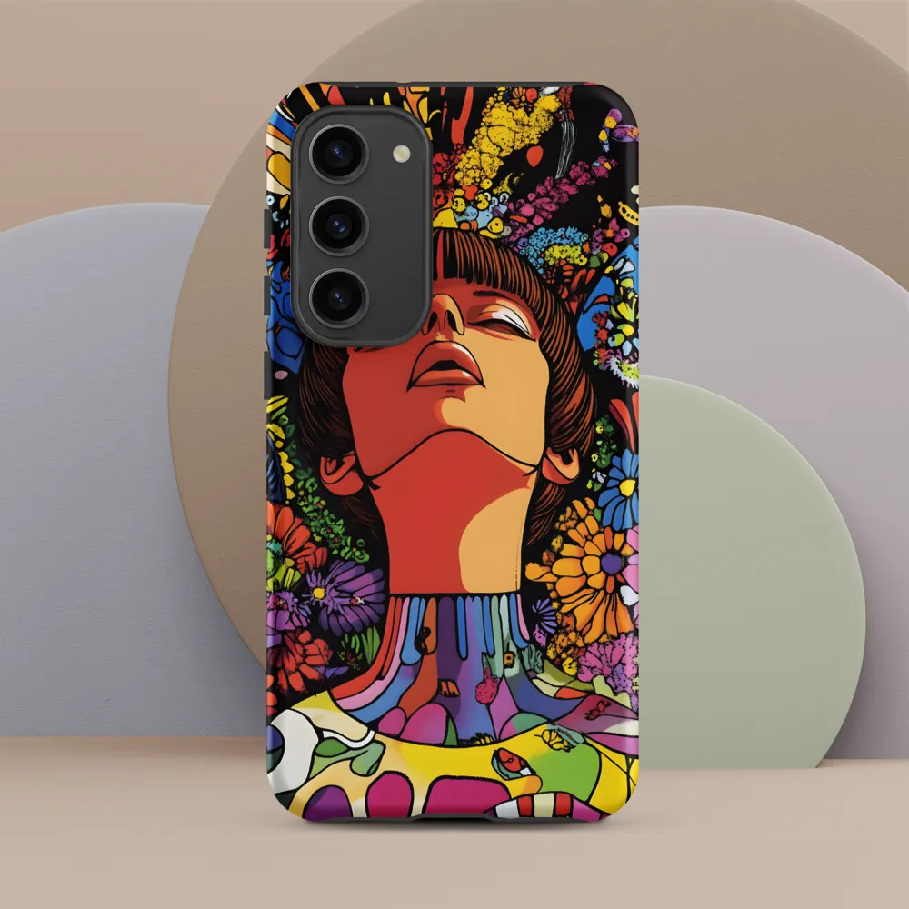 Vibrant Ecstasy: A Psychedelic Portrait