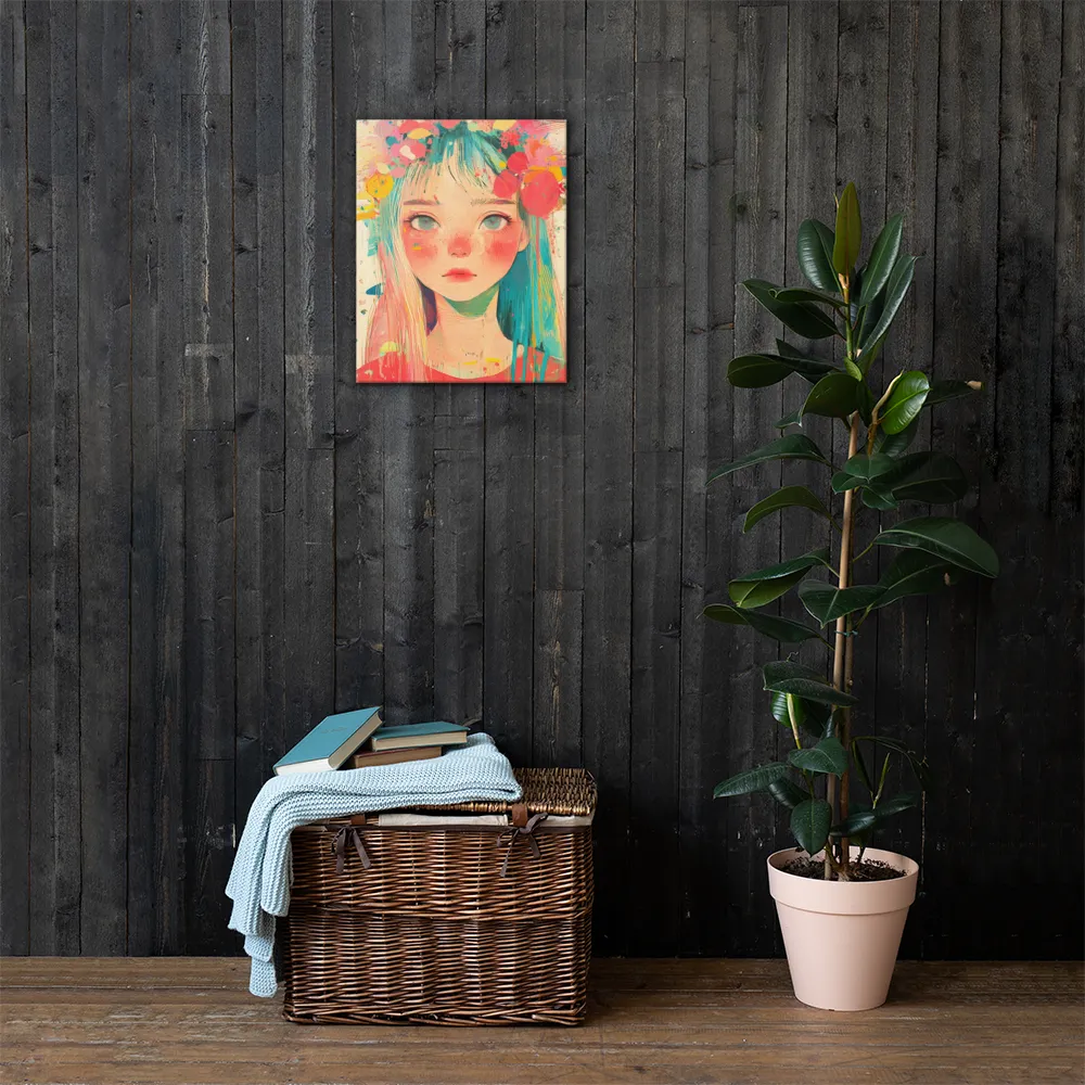 Whimsical Blossom | Canvas | 16″×20″