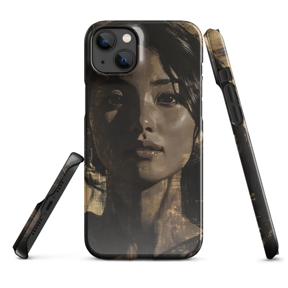 Golden Gaze: A Contemporary Portrait