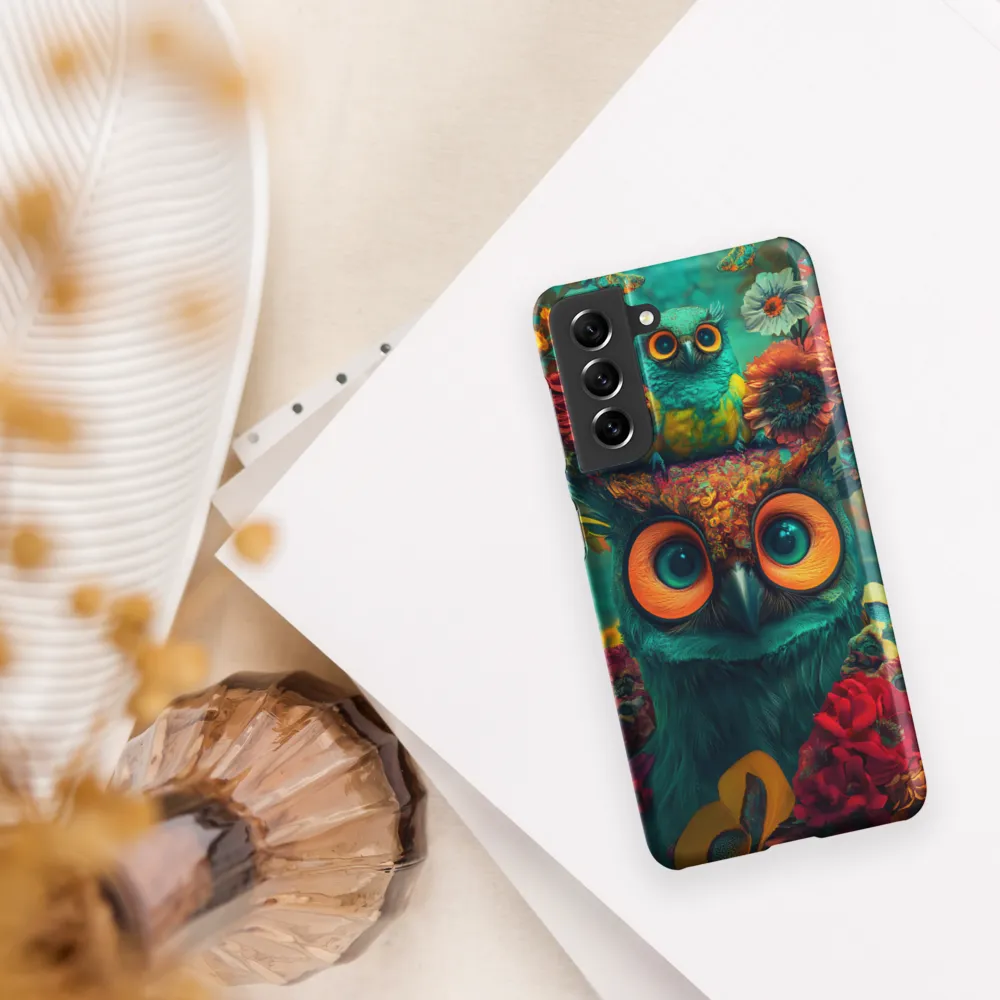 Majestic Harmony: The Floral Owl